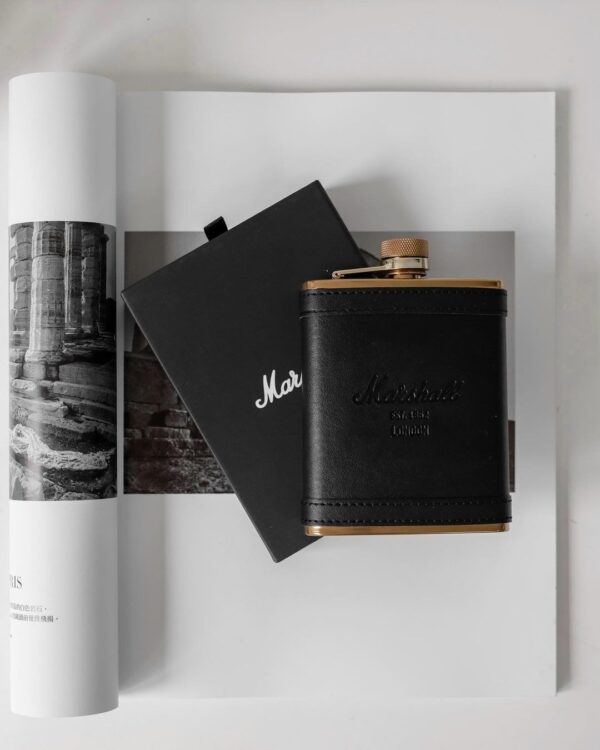 Bình Rượu Da Marshall Leather Flask